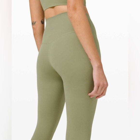 Lululemon Align Pant 25" Rosemary Green Size 20 - Picture 4 of 11
